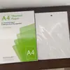 Papel de Impressão A4 Transfronteiriço, Papel Dobrado Específico para Impressora Térmica, Mini Etiquetas, Adesivos Não Adesivos, Papel de Teste