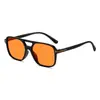 Gafas de Sol Aviador de Doble Barra de Moda Europea y Americana para Hombre para Conducir y Gafas de Sol para Conducir Marco Cuadrado Moderno Gafas para Miopía para Mujer