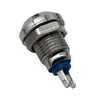 Botón Metálico Pequeño de 8 mm Interruptor Giratorio Impermeable Pulsador de Restablecimiento Automático Arranque con una Sola Tecla Accesorio de Alimentación