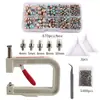 Máquina Manual de Clavar Perlas Juego de Clavado de Garra Hueca para Perlas Accesorios Portátiles de Presión Manual para Perforación de Perlas DIY