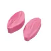 2 piezas de hojas y pétalos molde de silicona con clip para pastel, molde de azúcar, juego de combinación opcional multiestilo