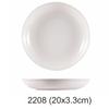 Vajilla de Melamina Blanca Plato Redondo Plato Plano Plato de Plástico Plato para Comida Occidental Plato Comercial Plato Redondo Venta al por Mayor