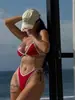 2026 Nuevo Modelo Transfronterizo para Mujer Europeo y Americano Comercio Exterior Sexy Bikini de Dos Piezas Traje de Baño de Dos Piezas Lgd51