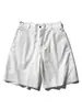 Bermuda de Trabalho Lavada de Algodão Estilo Japonês Retrô Cleanfit para Homens, Marca da Moda Solta Casual Shorts de Cinco Pontos para Casal