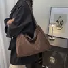 Bolsa de Ombro Casual Simples Retrô 2026 Nova Moda Temporada de Verão Estampa de Leopardo Bolsa de Axila Bolsa Tote de Grande Capacidade