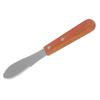 Cuchillo para mermelada con mango de madera simple de estilo japonés, cuchillo de acero inoxidable para mantequilla, cuchillo para untar queso en el desayuno, herramientas para hornear, espátula para mantequilla
