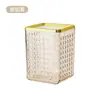 Estilo Leve de Luxo Porta-Canetas Caixa de Armazenamento de Papelaria para Mesa Balde de Armazenamento para Pincéis de Maquiagem Quarto Porta-Lápis de Sobrancelha Porta-Sombras Rack de Armazenamento Venda por Atacado