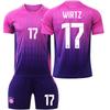 Euro 2024 Alemanha fora de casa camisa No. 13 Muller Não. Camisa 10 Não. 17 Wertz camisa de futebol terno
