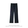Pantalones Acampanados para Hombre con Forro de Felpa, Engrosados, Estilo Americano High Street, Corte Holgado, Resistentes a las Arrugas, Pantalones Largos Casuales Cleanfit para Adolescentes