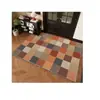 Felpudo de Entrada para Uso Doméstico, Felpudo de Bucle de Seda Estilo Americano para Vestíbulo, Antideslizante, Personalizable, Raspa la Suciedad, Fácil de Limpiar, Suministro Directo del Fabricante