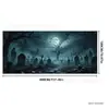 Bestseller transfronteiriço: Tecido de fundo de castelo gótico clássico de Halloween para garagem, fundo de decoração de festa do festival de fantasmas do cemitério