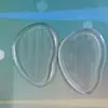 Conjunto de Almofadas Transparentes para Dedos do Pé Separador de Dedos Silicone Conjunto de Almofadas Transparentes para Dedos do Pé