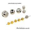 Tira de Aço Inoxidável com Furo Passante Listrado Contas Penduradas a Vácuo Banhado a Ouro 18K Contas Sarja Acessórios de Decoração com Contas DIY Contas de Malha
