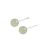 Pendientes de Plata de Ley 925 con Jade Hetian 2025 Moda Nueva Estilo Caliente Pendientes para Mujer Nicho de Gama Alta Exquisitos Pendientes de Lujo Accesibles
