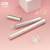 Punto 3ml Tubo de Labios de Aluminio Crema para Ojos Lápiz para Lentes de Contacto Botella de Corrector Plata de Alta Gama Pestañas Largas Lápiz Giratorio Material de Empaque Cosmético