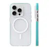 Adecuado para funda de teléfono magnética corrugada Apple 18Promax, iPhone 17 mate con tira antideslizante, anticaída 16, funda protectora