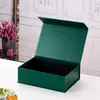 Caja de Regalo con Tapa Abatible en Forma de Libro Logotipo Personalizado Caja de Regalo Magnética en Forma de Libro Caja para Cosméticos Caja para Té Embalaje