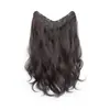 Extensões de Cabelo Cacheado, Peça Única, Cabelo Sintético, Volumosas e Sem Emendas, Ondas Grandes, Invisíveis, Extensões de Cabelo Cacheado Longo Naturais