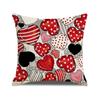 Funda de Almohada para el Día de San Valentín Más Vendida en Amazon Estampado de Amor Americano Levo Almohada Decorativa para Sofá de Sala de Estar del Día de San Valentín