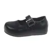 Zapatos cómodos nuevos y versátiles de hebilla, sin cordones, de corte bajo, para mujer, primavera/otoño 2026, con aumento interno de altura, suela suave, tela francesa de moda