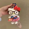 Auténtico Peluche de Dibujos Animados Sanrio Hello Kitty Bolsa Decoración Colgante Llavero Colgante