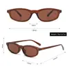 3606-2 Gafas de Sol Cat-Eye con Montura Pequeña Comercio Electrónico Transfronterizo Europeo y Americano Comercio Exterior Amazon Tiktok Moda