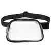 Em estoque lulu com bolsa de cintura de cor transparente nova bolsa de cintura de pvc à prova d'água para esportes ao ar livre bolsa de cintura diagonal cruzada no peito