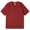 Nueva Camiseta Solona de Manga Corta Verano Color Sólido Tacto Frío Manga Corta Holgada Cuello Redondo Seda de Hielo Algodón