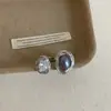 Anillo Abierto Único de Zirconia y Perla Estilo Francés para Mujer, Diseño de Nicho con un Sentido de Lujo Ligero y Tendencia de Moda
