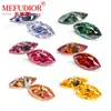 Pedras Moissanite Soltas em Formato Marquise Multicores, Coloridas D Color Roxo Imperial, Laranja, Vermelho, Azul Marinho, Pedras Preciosas Moissanite Fanta Atacado