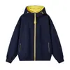 Sudadera con cremallera y bloques de color estilo americano, prenda exterior pesada retro de moda para otoño para hombre, chaqueta deportiva, chaqueta casual