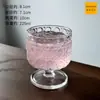 Copa con Relieve de Diseño de Alta Calidad Taza de Vidrio para el Hogar Taza de Café Taza de Jugo Taza para Agua Mineral con Gas Taza para Bebidas