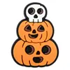 Amazon Série de Halloween Crocs Charms para Sapato DIY Decoração Destacável Acessórios para Sapato PVC Borracha Macia Fivelas para Sapato Atacado