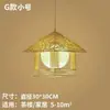 Luminária Pendente de Rattan Trançado de Bambu para Restaurante Casa de Chá Fazenda Estilo Folk Retro Japonês Criativo Iluminação para Restaurante de Hot Pot com Spots