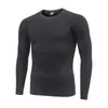 Mallas Deportivas, Trajes Deportivos para Hombre, Ropa de Running y Fitness Elástica y Transpirable, Cuello Redondo, Alta Elasticidad, Capa Base de Secado Rápido
