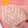 Molde caseiro de hóquei no gelo molde de cubo de gelo congelado caixa de gelo de geladeira bandeja de gelo esférica caixa de bandeja de gelo doméstica caixa de gelo