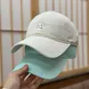 Gorra de Béisbol Ins Linda Bordada de Perro Estilo Japonés para Mujer con Visera Ancha, Hace que la Cara Parezca Más Pequeña, Gorra Protectora Solar de Primavera y Verano, Moderna