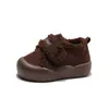Zapatos Elegantes Birkenstock para Niñas 2026 Otoño/Invierno Nuevo Estilo Zapatos Forrados de Borrego para Niña Pequeña Zapatos de Algodón para Bebé Zapatos Peludos Cálidos