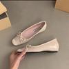 Zapatos Planos Estilo Francés Inspirados en Chanel con Lazo, Súper Elegantes y Modernos, Mocasines sin Cordones para Mujer para Primavera y Otoño