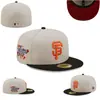 Boné de Baseball MLB Comércio Exterior Novo Boné Fechado Unissex Bordado Hip-Hop Tamanho do Boné Proteção Solar ao Ar Livre Boné à Prova de Vento