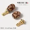 Dz Beads, Conectores Divididos de Ágata de Três Vias, Eixos Universais, Contas Soltas de Cabeça de Buda, Acessórios para DIY, Componentes de Contas, Coleção de Joias