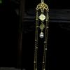 Dos Horquillas Nuevas Yue Estilo Tang Horquilla para el Cabello Accesorios para el Cabello de Ropa Han Tocado Accesorios para Fotos de Disfraces Antiguos Accesorios Retro [Fantasma Verde]]