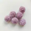 Accesorios de Bolas de Lana de Cordero Nuevas y Coloridas Transfronterizos, Piezas de Juguete, Bolas de Peluche de Oso de Peluche Hechas a Mano para Bricolaje