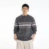 Suéter de Punto Jacquard Fair Isle Retro Bloque de Color Otoño Invierno Pulóver Hombres Mujeres Estilo Perezoso Holgado Casual Tendencia Temperamento Tejidos
