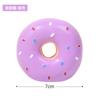 Novo Brinquedo para Cão Látex Voz Donut Cor Macaron Anel Donut Simulação Comida Brinquedo para Pet