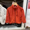 Jaqueta infantil grande para outono e inverno, com zíper e gola alta em fleece para meninos e meninas, casaco quente para crianças 486660