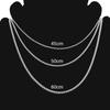 Collar de Perlas Cuadradas de Moda Transfronteriza Personalizado Hip-Hop Acero Inoxidable Cadena Hecha a Mano Joyería DIY Cadena Versátil