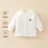 Top para Bebé A Otoño e Invierno Ropa Dividida Cálida de Tres Capas Algodón para Bebé Algodón Cualquier Yang Top para Bebé