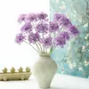 Flor Artificial Cebolla Bola Decoración Suave para el Hogar Modelo Diseño de Habitación Plástico Hortensia Diseño de Escena Exterior Floral Arte Floral Púrpura