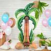 Balão de coco com cacto em formato de árvore, decoração para festa, desenho animado, anel de natação, bola de praia, balão de papel alumínio